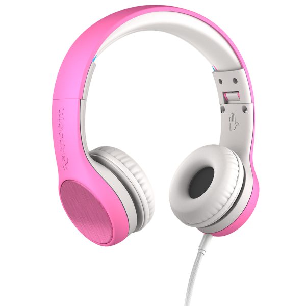 LILGADGET LilGadgets Connect+ Style Childrens Wired Headphones - Pink - Image 5