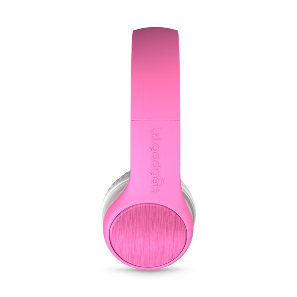 LILGADGET LilGadgets Connect+ Style Childrens Wired Headphones - Pink - Image 4