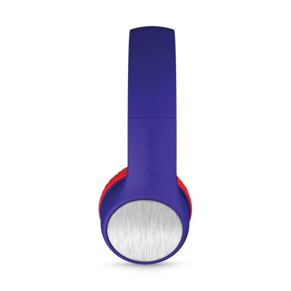 LILGADGET LilGadgets Connect+ Style Childrens Wired Headphones - Blue + Red - Image 4