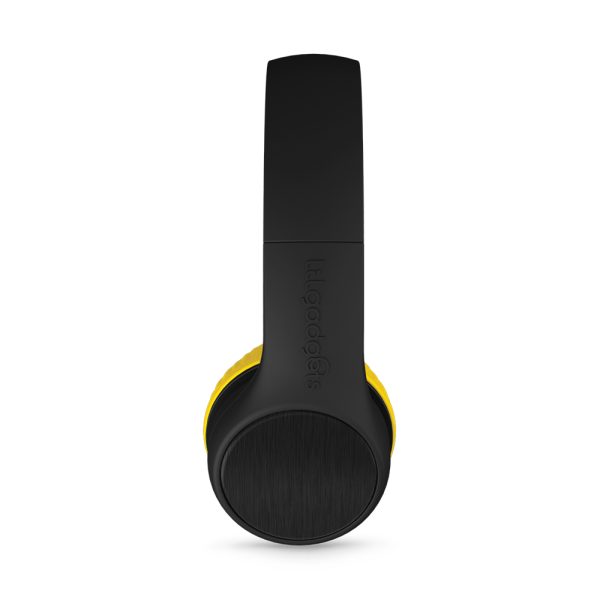 LILGADGET LilGadgets Connect+ Style Childrens Wired Headphones - Black + Yellow - Image 4