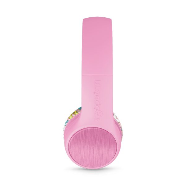 LILGADGET LilGadgets Connect+ Style Childrens Wired Headphones - Pink Doughnuts - Image 4
