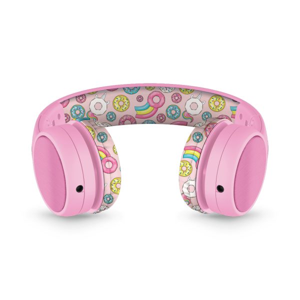 LILGADGET LilGadgets Connect+ Style Childrens Wired Headphones - Pink Doughnuts - Image 2