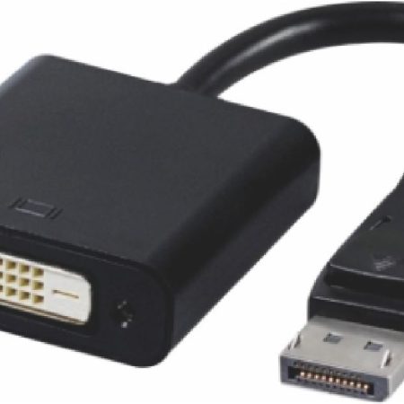 ASTROTEK DisplayPort DP to DVI Adapter Converter Male to Female Active Connector Cable 15cm - 20 pins to 24+1 pins EYEfinity 6xDisplays CBA-GC-ACTDP