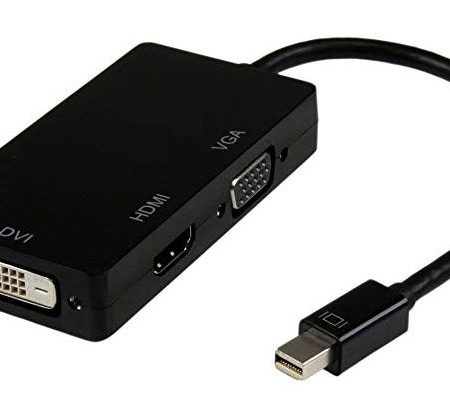 8WARE Mini Display Port DP to DVI/HDMI/VGA Adapter