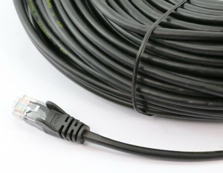 8WARE Cat6a UTP Ethernet Cable 15m Snagless Black