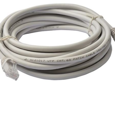 8WARE Cat6a UTP Ethernet Cable 20m Snagless Grey