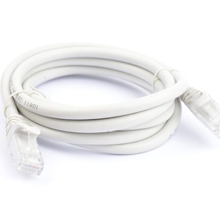 8WARE Cat6a UTP Ethernet Cable 2m Snagless Grey
