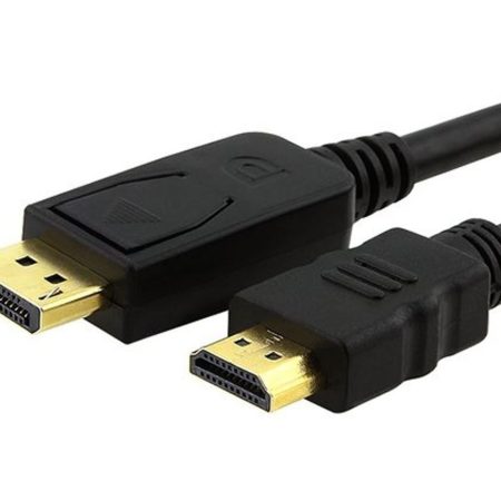 ASTROTEK DisplayPort DP to HDMI Adapter Converter Cable 1m - Male to Male 1080P Gold-Plated for PC/Laptop to HDTVs Projectors Displays 20P M - 19P AM