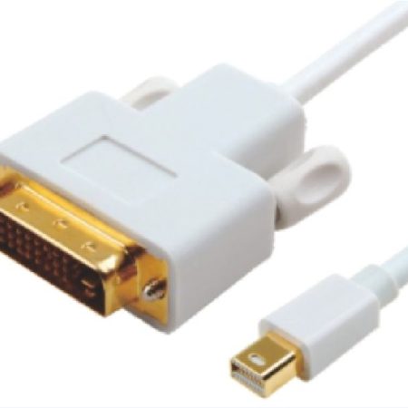ASTROTEK Mini DisplayPort DP to DVI Cable 2m - 20 pins Male to 24+1 pins Male 32AWG Gold Plated