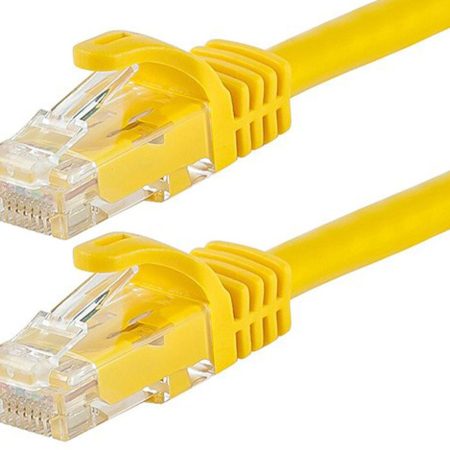 ASTROTEK CAT6 Cable 0.5m/50cm - Yellow Color Premium RJ45 Ethernet Network LAN UTP Patch Cord 26AWG