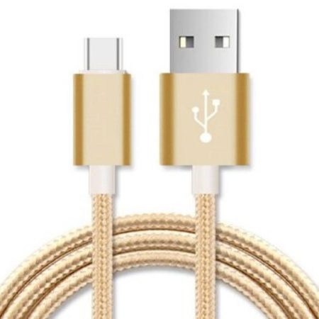 ASTROTEK 1m Micro USB Data Sync Charger Cable Cord Gold Color for Samsung HTC Motorola Nokia Kndle Android Phone Tablet & Devices