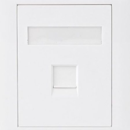 ASTROTEK CAT6 RJ45 Network Wall Face Plate Outlets 86x86mm 1 Port Socket Kit