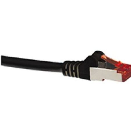 HYPERTEC CAT6A Shielded Cable 3m Black Color 10GbE RJ45 Ethernet Network LAN S/FTP Copper Cord 26AWG LSZH Jacket