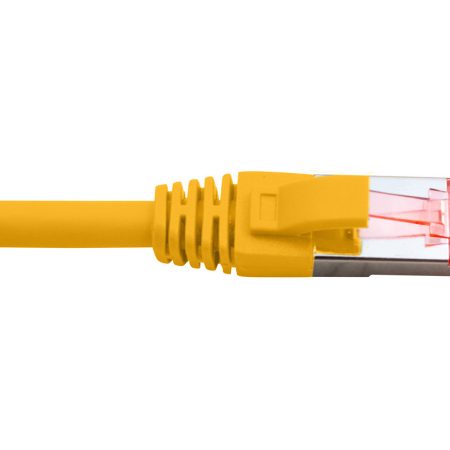 CABAC 2m CAT6 RJ45 LAN Ethernet Network Yellow Patch Lead