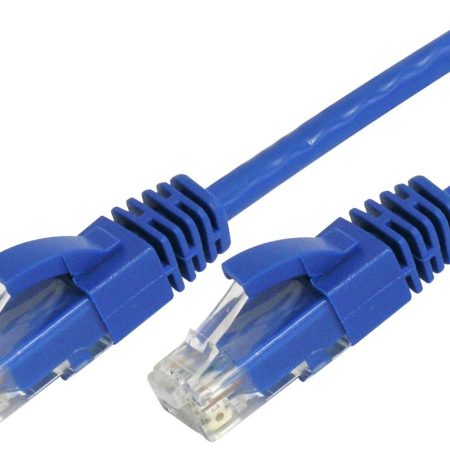 CABAC 2m CAT5 RJ45 LAN Ethenet Network Blue Patch Lead