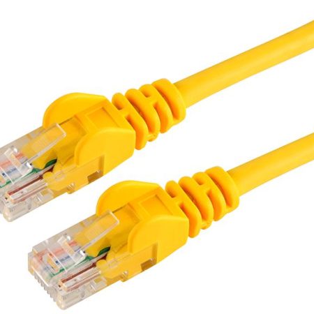 CABAC 3m CAT5 RJ45 LAN Ethenet Network Yellow Patch Lead