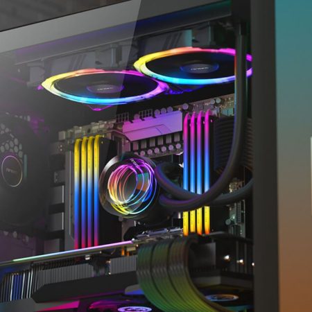 ANTEC VORTEX 240mm ARGB AIO Liquid CPU Cooler + ARGB Controller, EPDM High-Density Tubing, LGA 115x, 1200, 1700, 20xx, AM3, AM4 AM5, s
