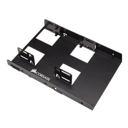 CORSAIR Dual Corsair 2.5' to 3.5' HDD SSD Mounting Bracket Adapter Rack Dock Tray Hard Drive Bay for Desktop Computer PC Case