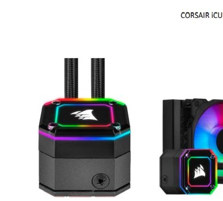 CORSAIR H100i Elite CAPELLIX 240mm Radiator Black, 2x ML120 RGB PWM Fans, Ultra Bright RGB Pump Head Liquid Cooling