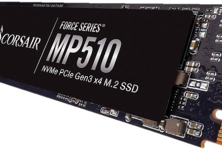 CORSAIR Force MP510 240GB NVMe PCIe SSD M.2 - 3D TCL NAND 3100/1050 MB/s 240/180K IOPS (2280) 1.8mil Hrs MTBF