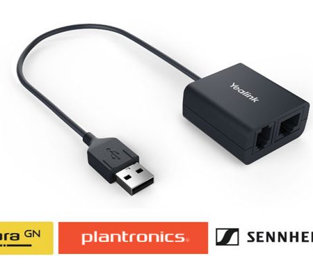 YEALINK EHS40 Wireless Headset Adapter Suits Plantronics/Jabra/Sennheiser Headsets