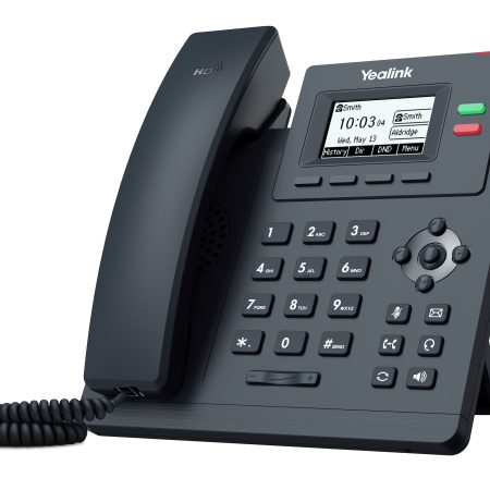 Yealink T31P 2 Line IP phone, 132x64 LCD, PoE. No Power Adapter included