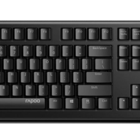 RAPOO NK1800 Wired Keyboard, Entry Level, Laser Carved Keycap, Spill-Resistant, Multimedia Hotkeys  KBLT-K120