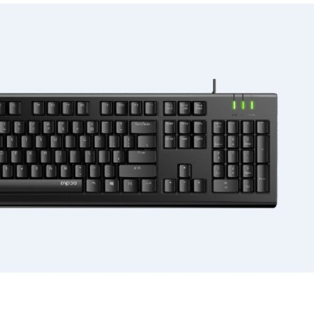 RAPOO X120pro - Wired Keyboard and Mouse Combo Optical Combo Black / 1600dpi / Spill Resistant