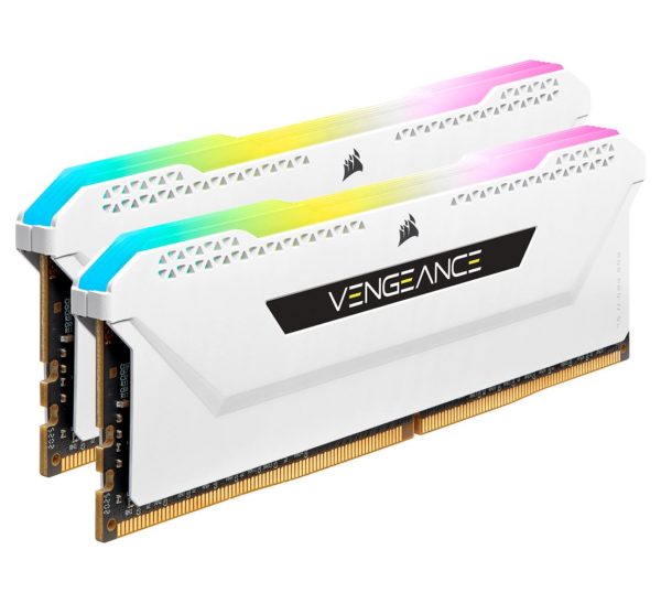 CORSAIR Vengeance RGB PRO SL 32GB (2x16GB) DDR4 3600Mhz C18 White Heatspreader Desktop Gaming Memory - Image 3