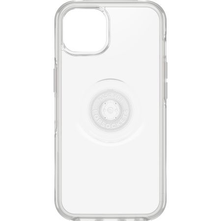 OTTERBOX Apple iPhone 13 Otter + Pop Symmetry Series Clear Case - Clear Pop ( 77-85394), Wireless charging compatible