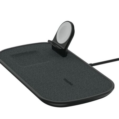 GENERIC 3-in-1 Wireless Charging Case Pad Black - With Qi Technology, 7.5W Fast Wireless Charging, A dedicated spot for your iPhone, AirPods and Apple