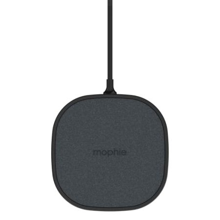 MOPHIE Wireless Charging Pad 15W - Black (401305907), Qi Certified & Approved, Charge Pad