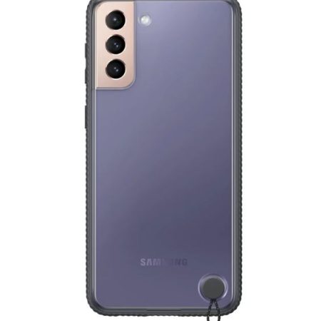 SAMSUNG GALAXY S21+ CLEAR PROTECTIVE COVER BLACK
