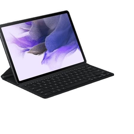 SAMSUNG Galaxy Tab S7+ & S7 FE (2021) Keyboard Cover - Black, Wireless Keyboard Share, Antimicrobial Coating, Auto Screen On/Off