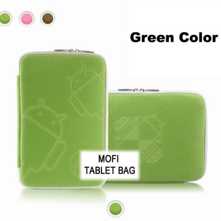 Tablet 10' MofiZip Case Green Andriod logo. Suit any 10' tab