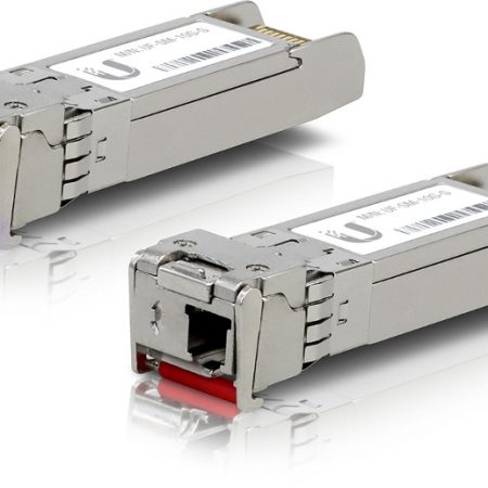 UBIQUITI UFiber SFP+ Single-Mode Module 10G BiDi 2-pack - Same 10Gbps speed, Less Cable Required (Single Strand and LC Connector)