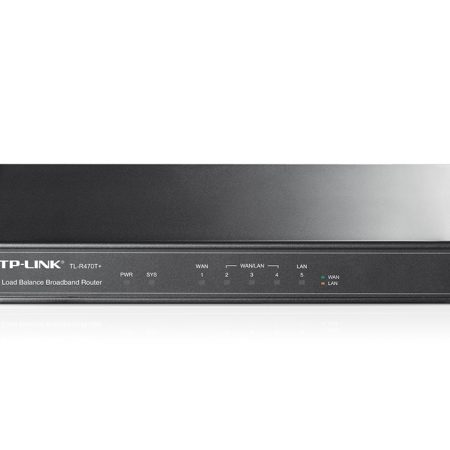 TP-LINK TL-R470T+ Load Balance Broadband VPN Router PPPoE Server 4 WAN 1 LAN 3 Changeable Ethernet WAN/LAN Ports 10BASE-T