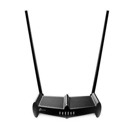 TP-LINK TL-WR841HP N300 High Power Wireless N Router 2.4GHz 300Mbps 4x100Mbps LAN 1x100Mbps WAN 802.11bgn 2*5dBi Detachable Omni Directional WPS but
