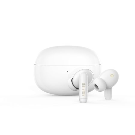 EDIFIER TW330NB Wireless Active Noise Canceling Bluetooth 5.0 Earphones Earbuds - Microphone, AI Noise Cancellation, 20hr, Quick Charge, White