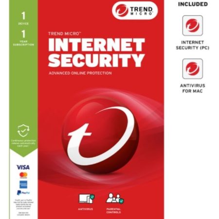 TREND MICRO Micro Internet Security (1 Device)  Retail Mini Box Auto Renew