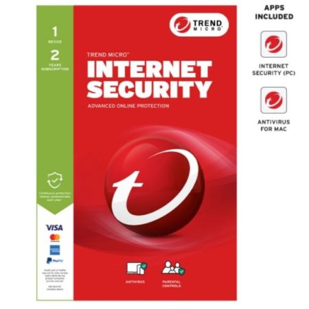 TREND MICRO Micro Internet Security (1 Device) 2Yr Retail Mini Box Auto Renew