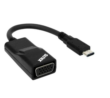 SUNIX USB Type C to VGA Adapter, Compliant with VESA DisplayPort, Driver free under Apple MAC, Google Chromebook and Windows systems