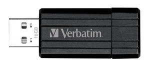 VERBATIM Store'n'Go Pinstripe USB Drive 16GB (Black)
