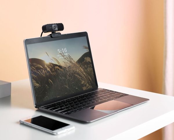 RAPOO C260 Webcam FHD 1080P/HD720P, USB 2.0 Compatible Win7/8/10, Mac OS X 10.6 or above, Chrome OS and Android V5.0 or above - Ideal for TEAMS, Zoom - Image 4
