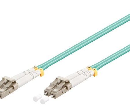Shintaro Fibre Patch Cable Multimode LC to LC OM3 Aqua 5m