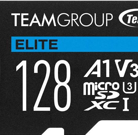 TEAM ELITE uSDXC 128GB UHS-I U3 V30 A1 R/W up to 100/50MB/s Micro SD Card