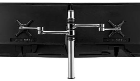 Atdec Dual display monitor arm AFS-AT-DC 1 x AF-AT-P 525mm long pole with 422mm articulated arm + 1 x AF-AA-P Accessory monitor arm for AF-AT