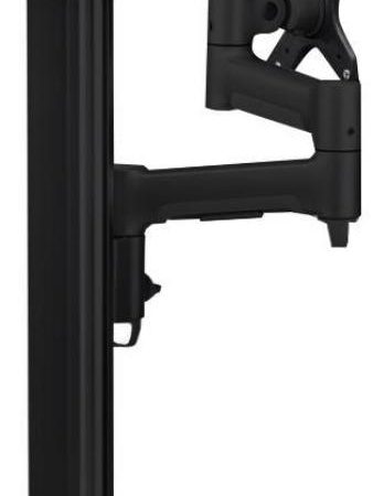 Atdec AWM Single monitor arm solution - 460mm articulating arm - 400mm post - F Clamp - black