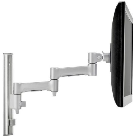 Atdec AWMS-46W35 Single monitor arm channel wall mount Silver