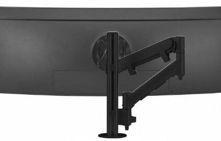 Atdec AWMS-HX40 Heavy Duty Monitor Mount - Black